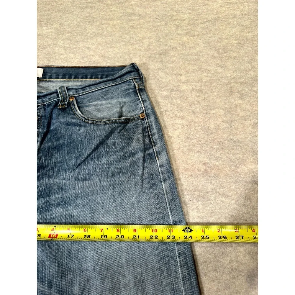 Levis 501 Straight Fit Jeans Men 36x36 Blue Denim Cotton Button Fly Mid Rise